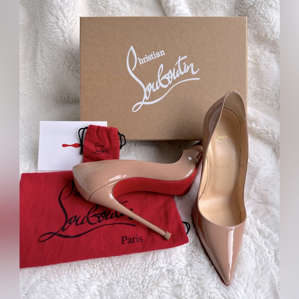 Christian Louboutin So Kate 120 mm in Nude colour